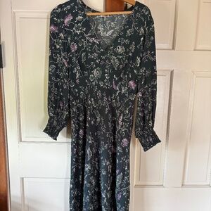 Pablo-Gerard Darel  floral green midi dress S